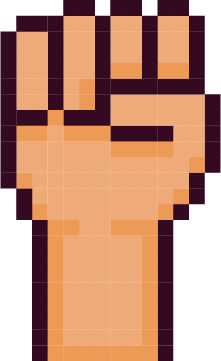 imagem mão simulando uma pedra